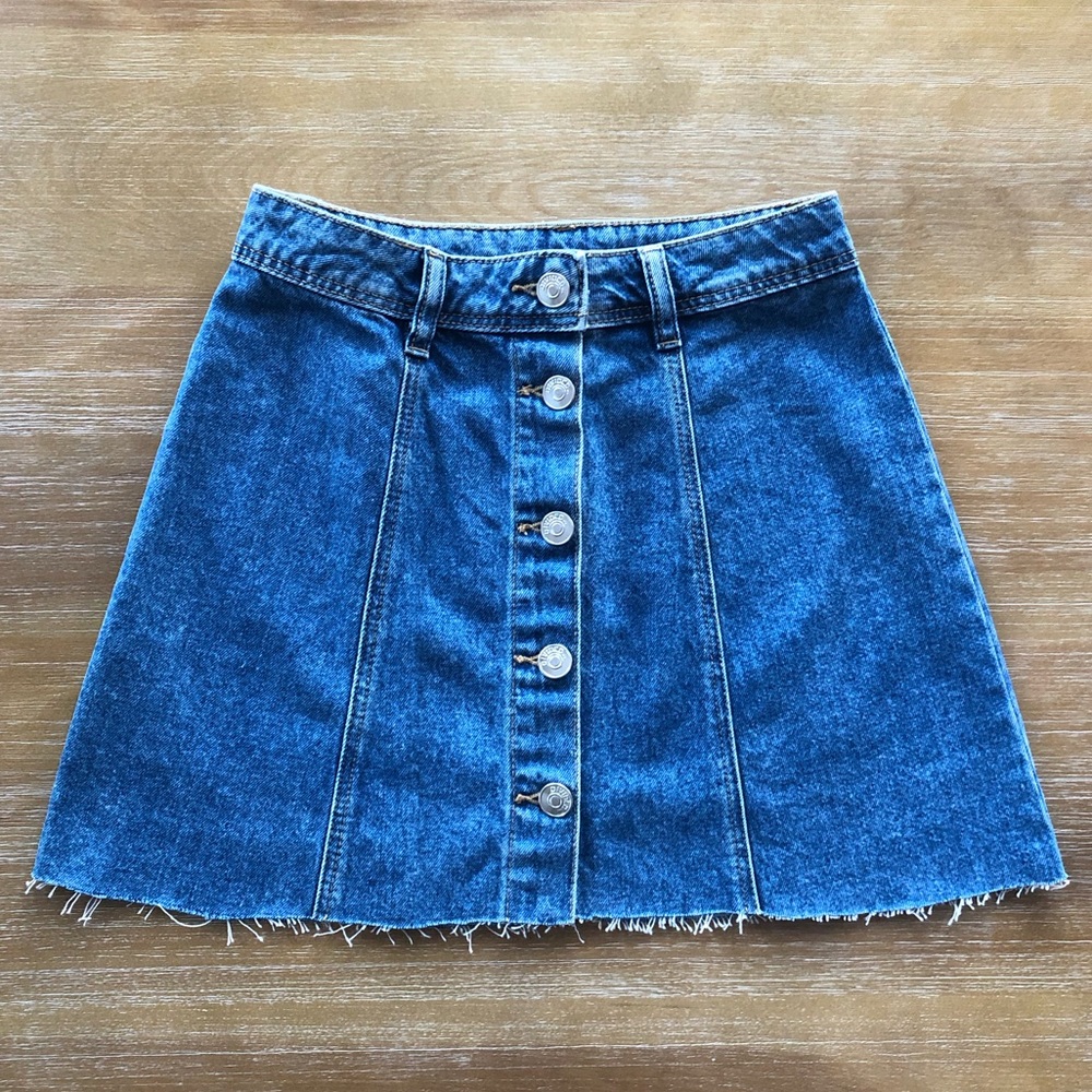 Divided Denim Mini Skirt
